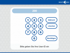 Screenshot von der Anmeldung des Fahrgeldabrechnungsystems